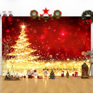 クリスマスタペストリー 壁掛け 赤いクリスマスボールと雪だるま 装飾 ファームホウ 新年 壁装飾 ブランケット 寝室 リビングルーム 寮 