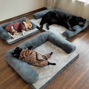 犬 犬用 ベッド ペットベッド 夏 冬用 犬用ベッド 暖かい ドッグベッド クッション 犬 ソファー カバー取り外し 犬寝床 通年使用 カバー 