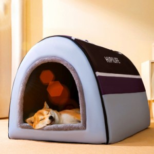 犬 猫 ベッド ドーム ハウス マット ペットハウス ペットベッド 夏用 折りたたみ 高反発 洗える ペット マット 猫ハウス 犬ハウス 室内用