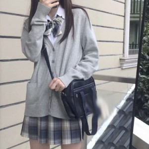 カーディガン スクール 学生服 女子高生 制服 スクールセーター 防寒 カーディガン 無地 レディース カーディガン ニット通勤 通学 アウ