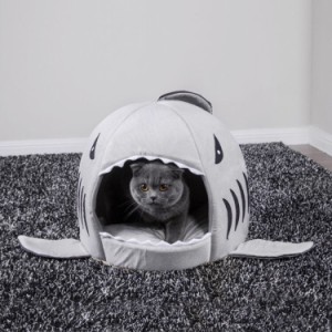 ペットベッド ドーム型 猫ベッド 2way 室内用 犬猫用 オールシーズン ふわふわ クッション付き 犬小屋 猫 テント おしゃれ 可愛い 柔らか
