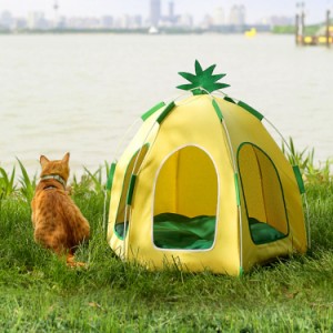 ペットテント 室内 室外 犬 テント ベッド 猫 テント 折りたたみ 組み立て簡単 ペットベッド 猫 犬 ベッド 可愛い お姫様風 ドーム型ペッ