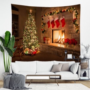 クリスマスツリー タペストリー クリスマスツリータペストリー レトロ ウォール 壁掛け クリスマスタペストリー おしゃれ 壁 飾り付け 部