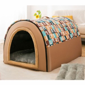 犬 猫 ベッド ドーム ハウス マット ペットハウス ペットベッド 夏用 折りたたみ 高反発 洗える ペット マット 猫ハウス 犬ハウス 室内用