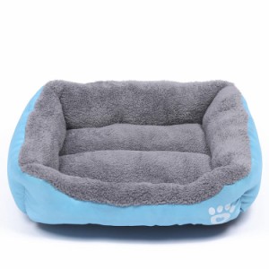 ペットソファー ペットクッション 犬 ベッド ペットベッド 枕付き クッション性が 高反発 噛み防止 防水 ふわふわ もこもこ 寒さ対策 子
