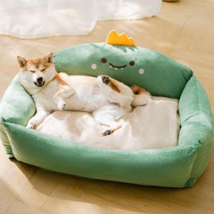 ペットベッド 犬 猫 ベッド クッション 冬用 ペットソファー 洗える 滑り止め かわいい おしゃれ あったか ぐっすり眠る 防寒 防水 滑り