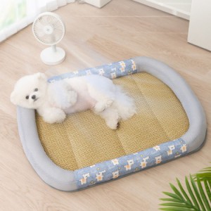 犬 猫 ベッド 夏 通気性 ペットベッド 夏用 小型犬 中型犬 ペットクッション 犬用ベッド 猫用ベッド おしゃれ ペット用品 洗える 大きい 