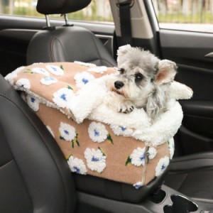 犬 車 ペット用 ドライブベッド ドライブボックス 犬用 ドライブシート 座席シート 猫用 小型犬 中型犬 キャリーバッグ アームレスト 車