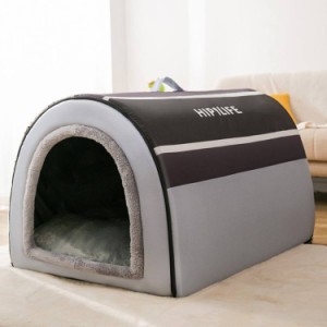 猫ハウス 冬 猫 犬 ベッド 小型犬 ドーム型 ベッド ペットベッド 犬小屋 猫小屋 可愛い 柔らか 洗える 滑り止め 超小型犬 キャット ペッ