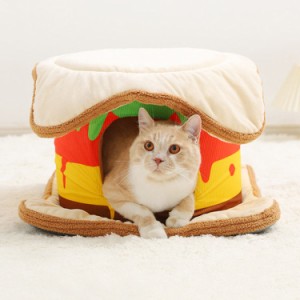 ペットハウス 冬用 洗える ペットベッド クッション ペットソファ 寒さ対策 室内 犬 猫 サンドイッチ かわいい 小型犬 猫ハウス 猫ベッド