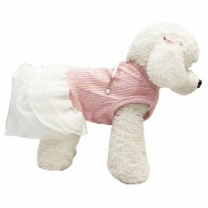 ワンピース ドッグウェア ドレス 春夏 蝶結び ペットグッズ 犬用品 犬服 お姫様 女の子 愛犬 ワンピ 可愛い 小型犬 猫用 袖なし 女の子 