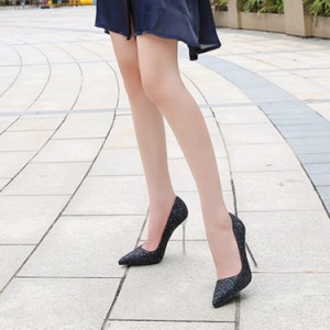 パンプス キラキラ ヒール11cm レディース 美脚 脚長 結婚式パンプス 柔らかい 痛くない フォーマル オフィス ピンヒール 大人 結婚式 通