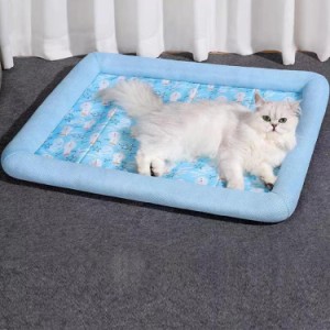 ひんやりマット 角型 ペット用ベッド 小型犬 ペット用クールベッド ソファ 室内 クールマット 夏用 猫用 犬猫用 イヌ Mサイズ 涼しい 夏