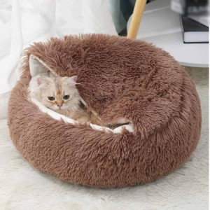 猫 ペットベッド シェル型 猫用ペットベッド あったか グッズ あったかグッズ 冬用 猫ベッド ペット ベッド 猫 犬 ペット用ベッド 冬寝袋