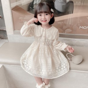 女の子 子供服 キッズ服 長袖 韓国風 Aライン 春秋 赤ちゃん おしゃれ 通学 キッズワンピース 女児服 花嫁介添人 結婚式 卒業式 キッズ 