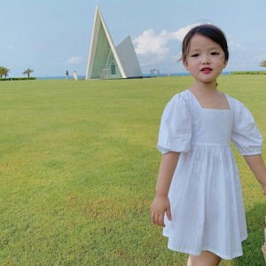 ベビースカート 女の子 ベビー服 ワンピース ベビー キッズ 無地柄 子供服 誕生日 結婚式 キッズ服 女児服 Aライン スカート 子供 キッズ