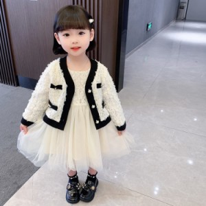 長袖 スカート 子供服 ベビー服 女児服 Aライン 花嫁介添人 結婚式 誕生日 披露宴 おしゃれ 春秋 幼児 赤ちゃん服 子供用 女児 かわいい 