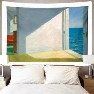 タペストリー 水彩画 可愛い 風景写真 壁掛け ウォール 多機能 カラフル 海 青空 休日 装飾 サンセット 寝室 個性ギフト アート タペスト