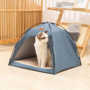 ペット テント 犬 ベッド 猫 ベッド 夏 冬 2way ドーム ペットハウス 犬小屋 猫小屋 室内 ペットベッド クッション 洗濯可能 かわいい ド