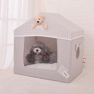 猫 ベッド 犬 ベッド テント 犬小屋 夏用 洗える ドーム ペットベッド 犬用ベッド 猫用ベッド 夏用ベッド ドーム型 猫用ソファ クッショ