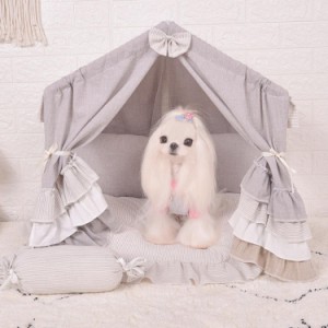 猫 犬 ベッド テント 猫ハウス 通年 グッズ おしゃれ 夏用 ペットテント 犬小屋 小型犬 猫用 犬用 ペット用 かわいい 室内 犬 イヌ ネコ 