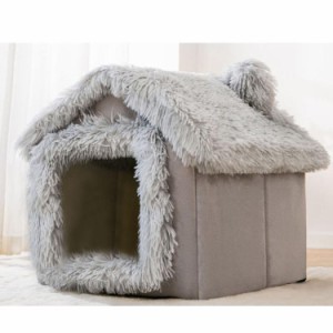 猫用 ペットベッド M 犬用 ハウス ペットハウス 冬 小型犬 あったか 犬小屋 室内用 ハウス ベッド 猫 犬 ハウス ベッド 猫 犬 ハウス ベ