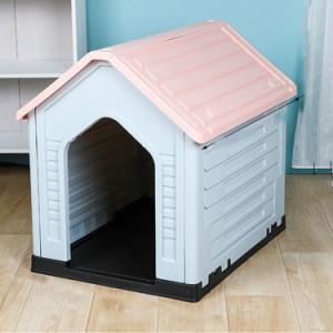 犬小屋 屋外 防水 ドッグハウス ペットハウス 犬 ハウス 小型犬用 ペットベッド 犬ケージ 犬舎 組み立て式 プラスチック製 防風 防雨 組