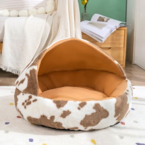 ペットベッド 犬ベッド 猫ベッド 猫ハウス ドーム型 クッション 暖かい 洗える ふわふわ 小型犬 滑り止め 可愛い ドーム型ベッド ペット
