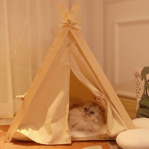 ペット テント 猫 テント 犬 ベッド 猫 ベッド 春 夏 ペットハウス 犬小屋 猫小屋 室内 クッション付き 洗濯可能 かわいい ペットベッド 