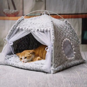 ペットテント 犬小屋 折畳み ペットベッド メッシュ 犬 猫 アウトドア キャンプ 屋外 マット ペットコット ペット用テント 小型 ペットハ