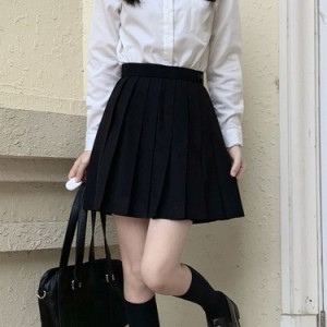 制服 スカート プリーツ スクール 無地 プリーツ 膝丈 ミニ丈 高校生 中学生 学生 学校 通学 女子 人気 入学 高校 中学 スクール 女子高