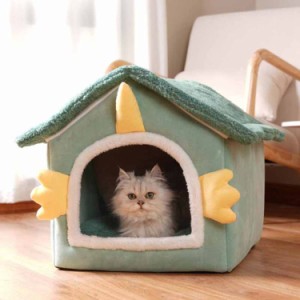 ペットベッド ふわふわ 秋 冬 猫 犬 ベッド ドーム型 ハウス 小屋 かわいい おしゃれ 犬用 猫用 ベッド クッション付き 子猫 小型犬 中型