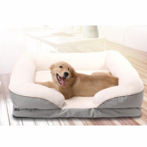 犬 猫 ベッド ペットクッション ペットベッド ふわふわ おしゃれ 滑り止め 洗える ペットソファ 可愛い 安い スクエア型 中小型犬用 マッ