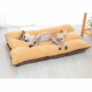 ペットベッド ペット用マット 中綿入り ペット用品 スリーピングマット 犬用 猫用 ボア あったか 寝具 寝床 小型犬 四角 長方形 ふわふわ