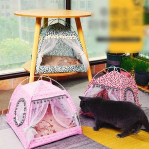 猫 ベッド ドーム型 猫ベッド ペット用ベッド ペットベッド 夏用 おしゃれ かわいい ベッド グッズ メッシュ もこもこ ねこ ネコ 犬 猫ベ