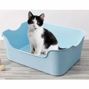 猫 トイレ におい対策 ペット用 猫砂 匂い対策 おしゃれ スコップ付き 清潔 41*31*15cm 全4色 猫 トイレ 大容量 匂い対策 おしゃれ 大型 