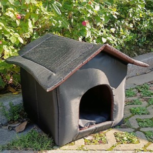 キャッハウス 猫犬兼用 猫用品 ペットハウス 屋外 野良 猫 小型犬 アウトドア 防水 防風 安全 暖かい 防雨型ドッグハウス 保温 防寒 滑り