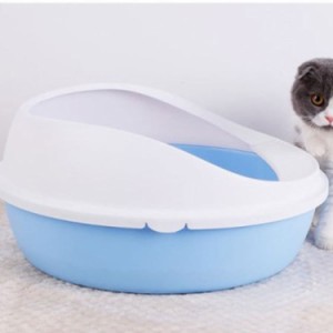 猫 トイレ カバー 飛び散らない ペット ネコのハーフ インテリア ネコ ねこ 用品 オープン ハーフ ペットケア 掃除 交換 通気性 お掃除簡