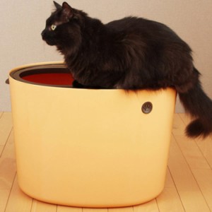 ネコトイレ ねこトイレ 猫トイレ フタつき 猫砂 散らかりにくい 上 猫 ねこ ネコ トイレ ハウス キャット 室内飼い 室内 掃除簡単 おしゃ