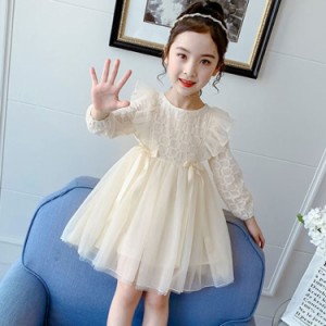 スカート キッズ 子供 子供服 Aライン 長袖 可愛い キッズ服 結婚式 誕生日 卒業式 女児服 赤ちゃん おしゃれ お姫様風 かわいい 入園式 