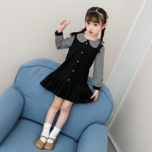 ワンピース 女の子 幼児 可愛い キッズ 春夏秋 お出かけ プレゼント 子供ドレス プリンセス ジュニア ベビー服 子供服 長袖 パーティー 