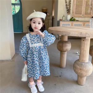 ベビー服 ワンピース 長袖 子供服 女の子 かわいい おしゃれ 子供 春秋 キッズ服 赤ちゃん 女児服 Aライン ガールズ カジュアル 秋冬 韓