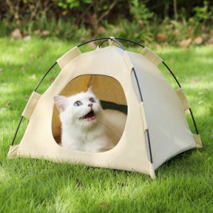 ペット テント 猫 犬 ベッド ハウス 四角 冬 猫用テント 室内 洗える 通気性 折りたたみ 軽量 犬小屋 かわいい 猫小屋 犬小屋 クッション