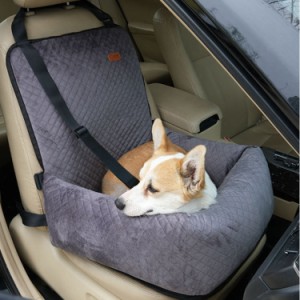 ドライブキャリーベッド 犬 3way 小型犬 中型犬 ドライブベッド/キャリー 車用ペットシート ペットソファ ペットクッション 犬猫用 カー