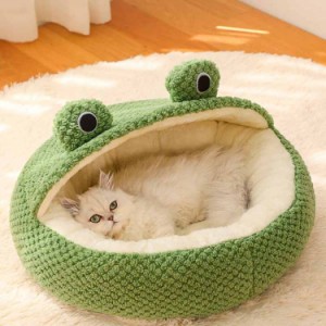 猫ハウス 猫用ベッド 冬 ドーム型 ベッド 犬小屋 可愛い ふわふわ 柔らか 水洗え 滑り止め 小型犬 キャット ペット小屋 室内用 クッショ