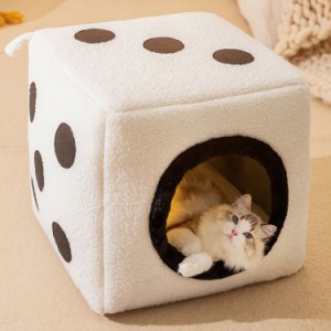 小型犬 猫 ペット ベッド ドーム 猫ハウス 冬 猫用ベッド ドーム型 ベッド 犬小屋 可愛い 柔らか 寝袋 水洗え 滑り止め 超小型犬 キャッ
