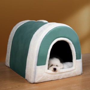 犬猫用 ドームハウス ペットハウス ドーム型 クッション 犬小屋 犬 ベッド キャットハウス 猫用品 ねこ用寝袋 ドームベッド ソファー 暖