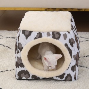 猫 ベッド ドーム型 冬 猫ベッド ねこ ベッド 大きめ ドーム型ベッド 洗濯可能 ペットベッド 冬用 クッション 猫ハウス 寝床 寝袋 ペット
