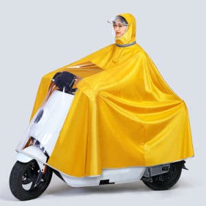 レインコート レインポンチョ ポリエステル 自転車 バイク用 レディース メンズ ポンチョ 耐久性 徒歩 リュック 雨具 防水 フード付き ボ