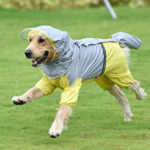 犬 レインコート 中型犬 犬レインコート 大型犬 ポンチョ ペットレインコート 犬用 犬服 犬用レインコート 反射テープ 雨具 軽量 取り外